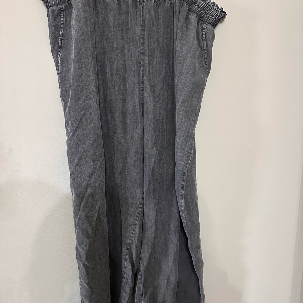 Jane and Delancey Charcoal Flare Jeans